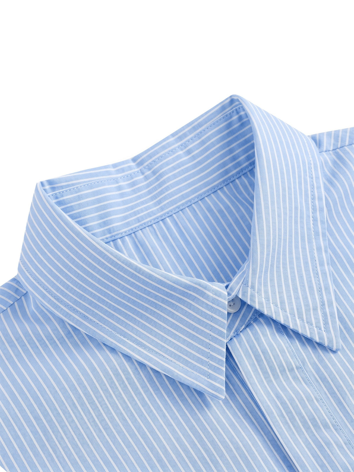 Women’s Striped Boxy Cropped Shirt