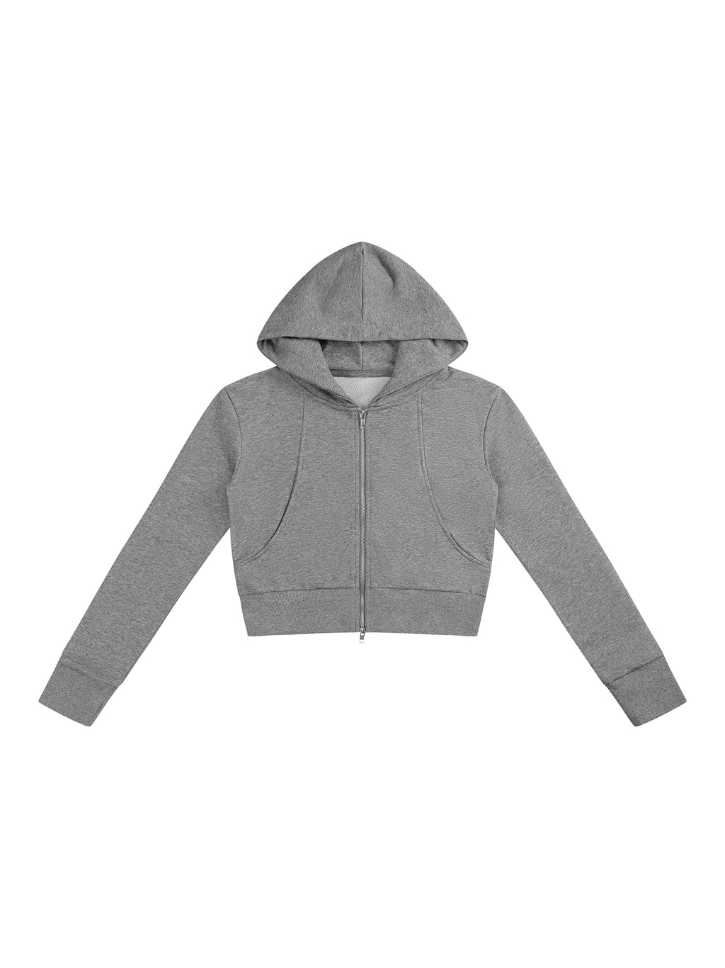 Women’s Slim Crop Full Zip Hoodie