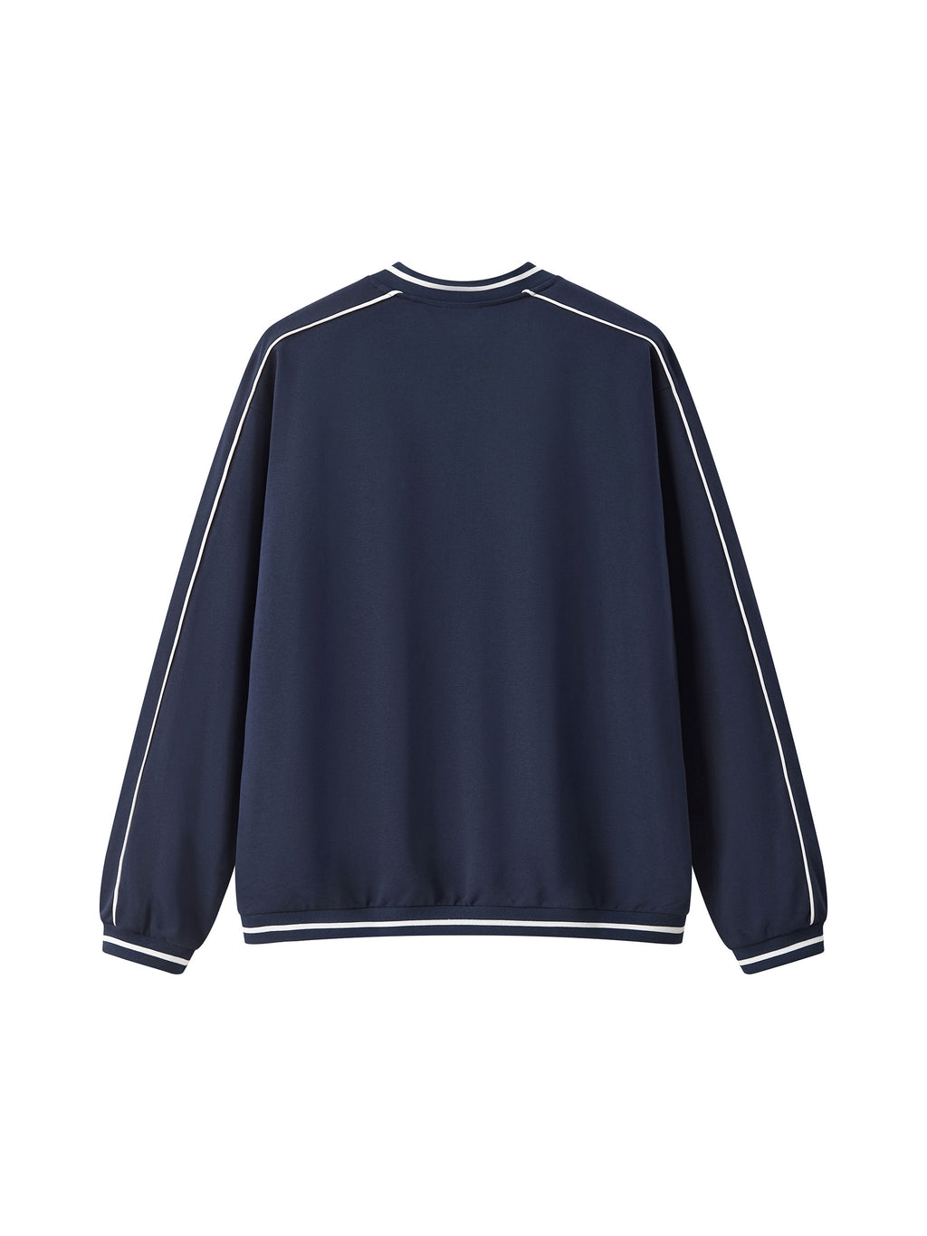 Unisex Color Block V-Neck Sweatshirt
