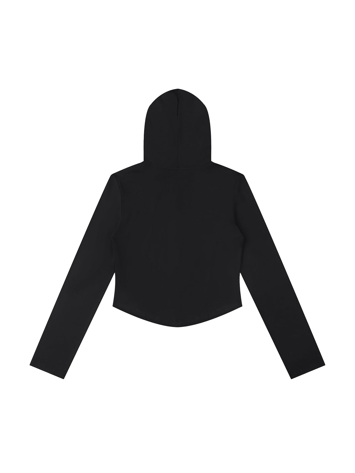 Women's Slim Cropped Full Zip Hoodie