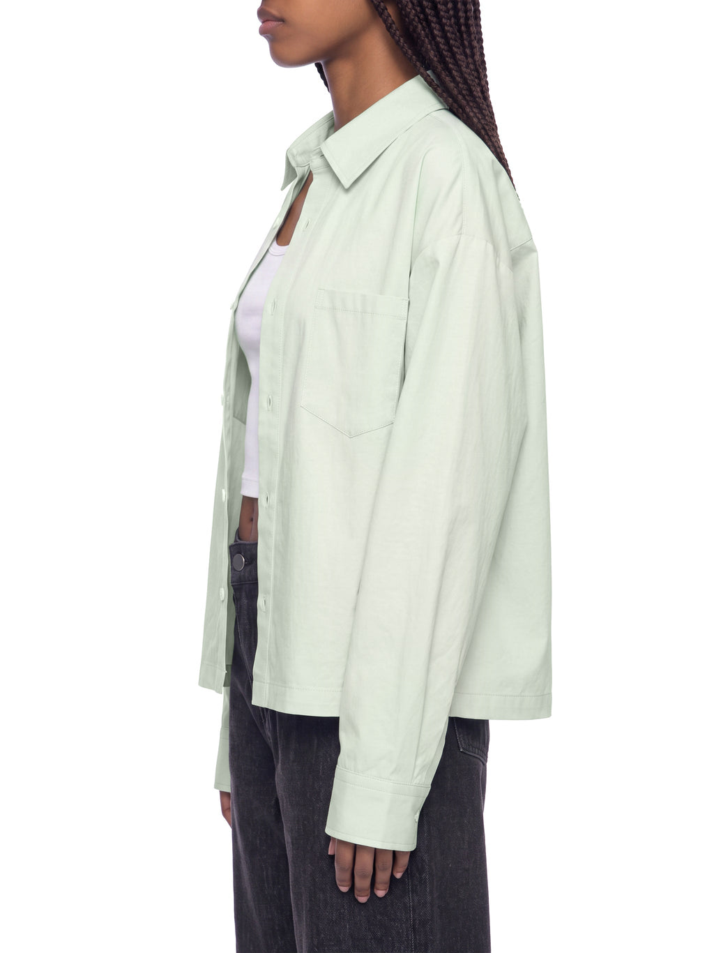 Unisex Boxy Long Sleeve Shirt