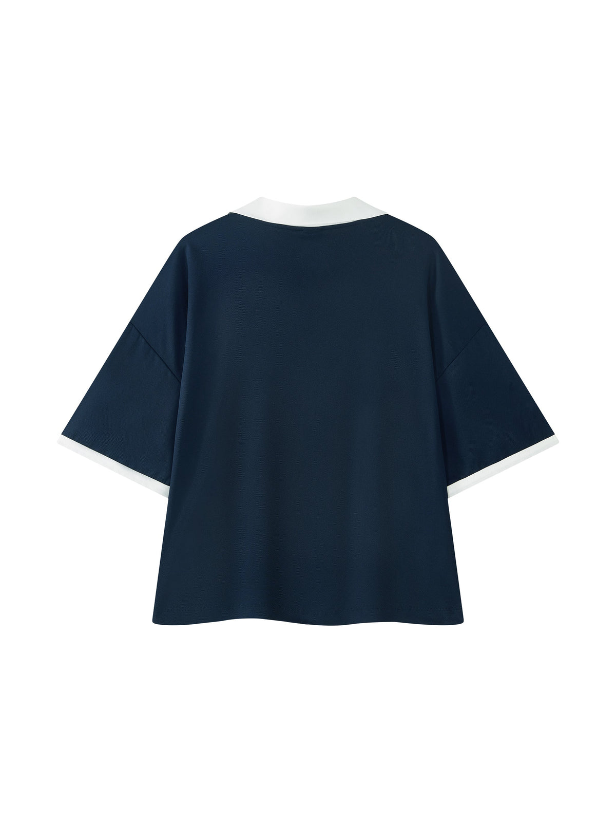 Unisex Collared Piping Boxy Soccer Jersey