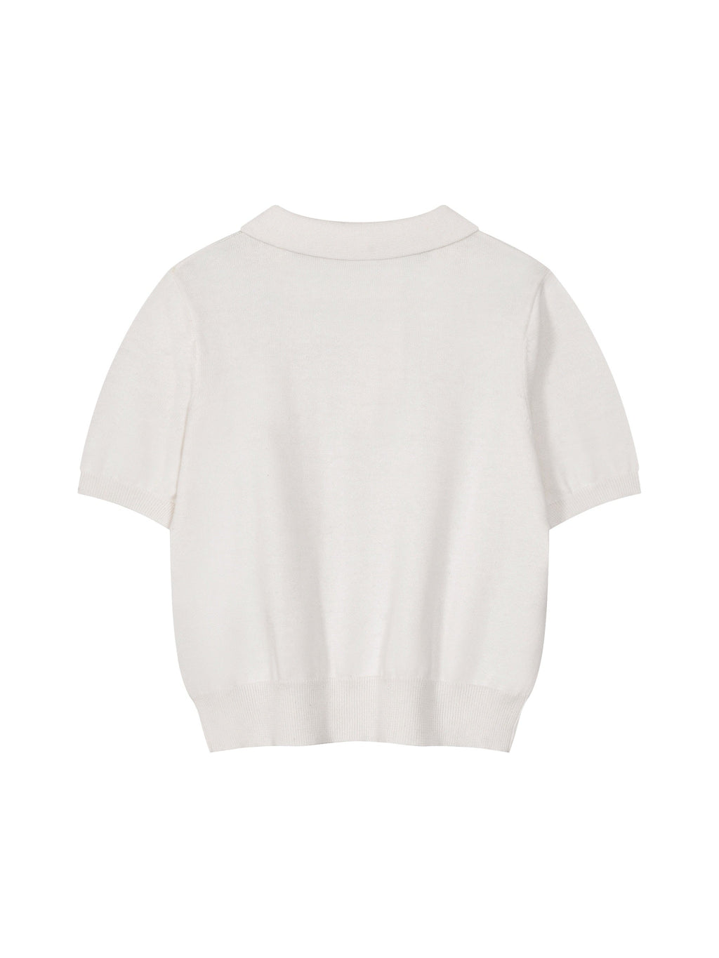 Women’s Knit Cotton Polo Shirt