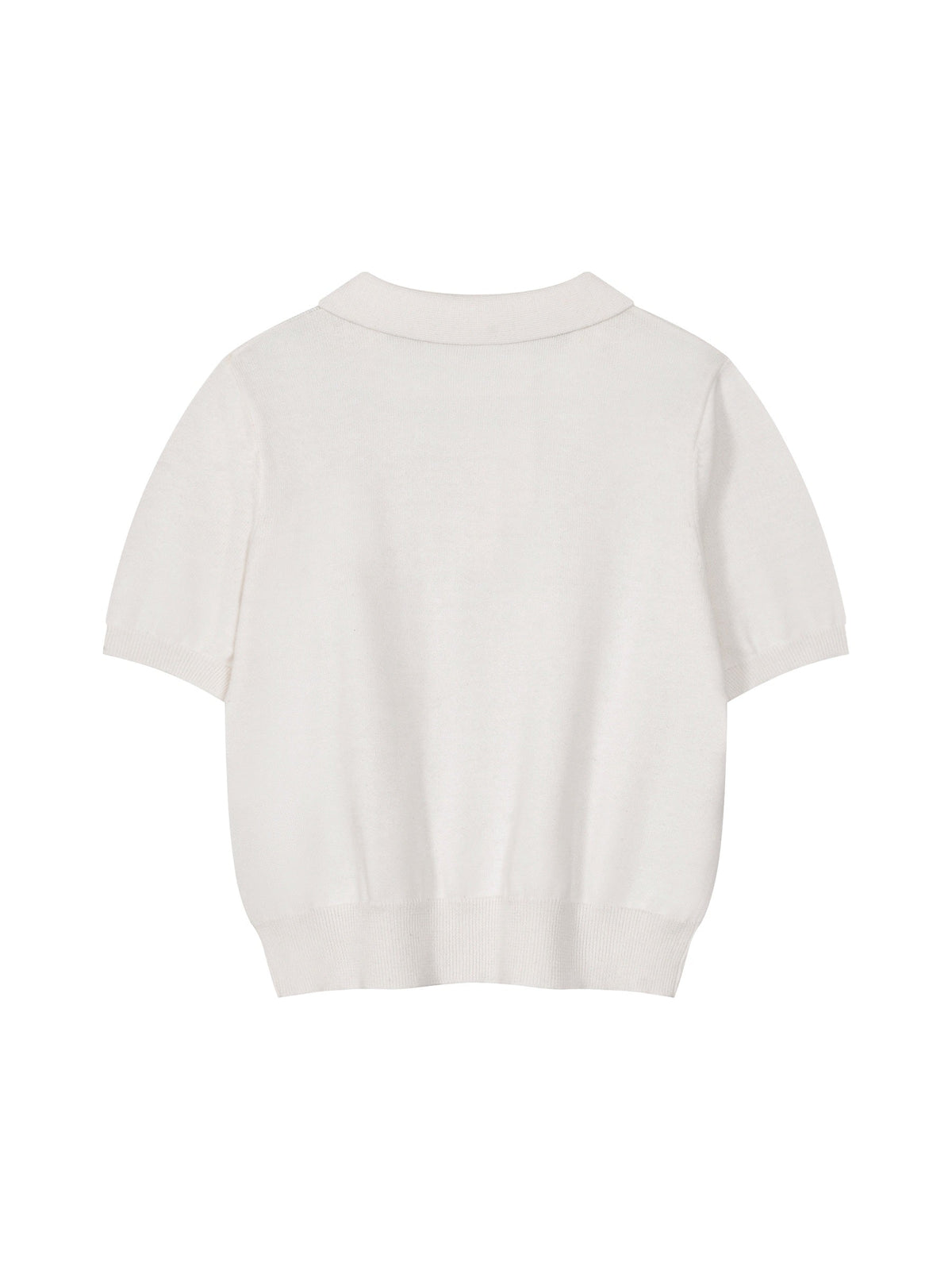 Women’s Knit Cotton Polo Shirt