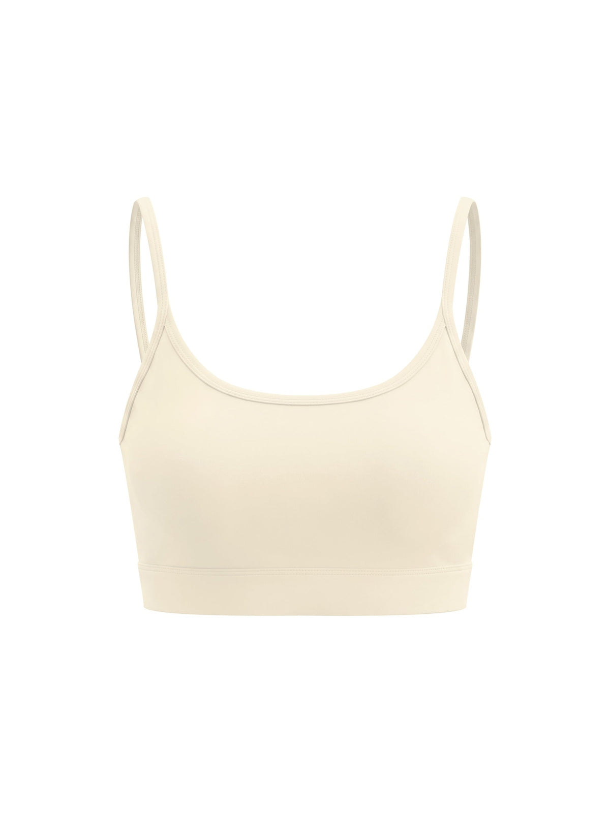 Women's Solid U-Neck Sports Bra
