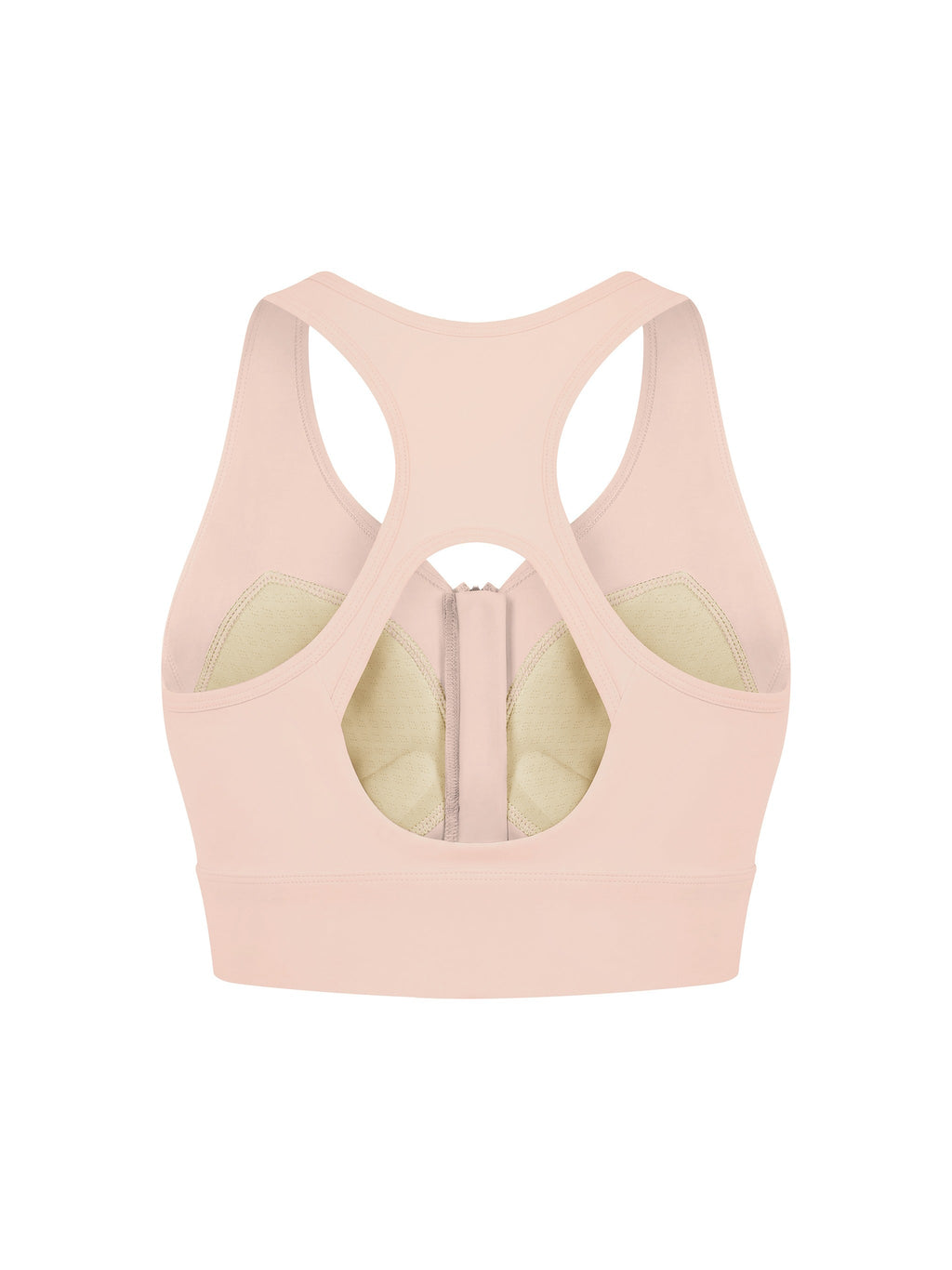 Women’s Cropped Zip Yoga Sports Bra