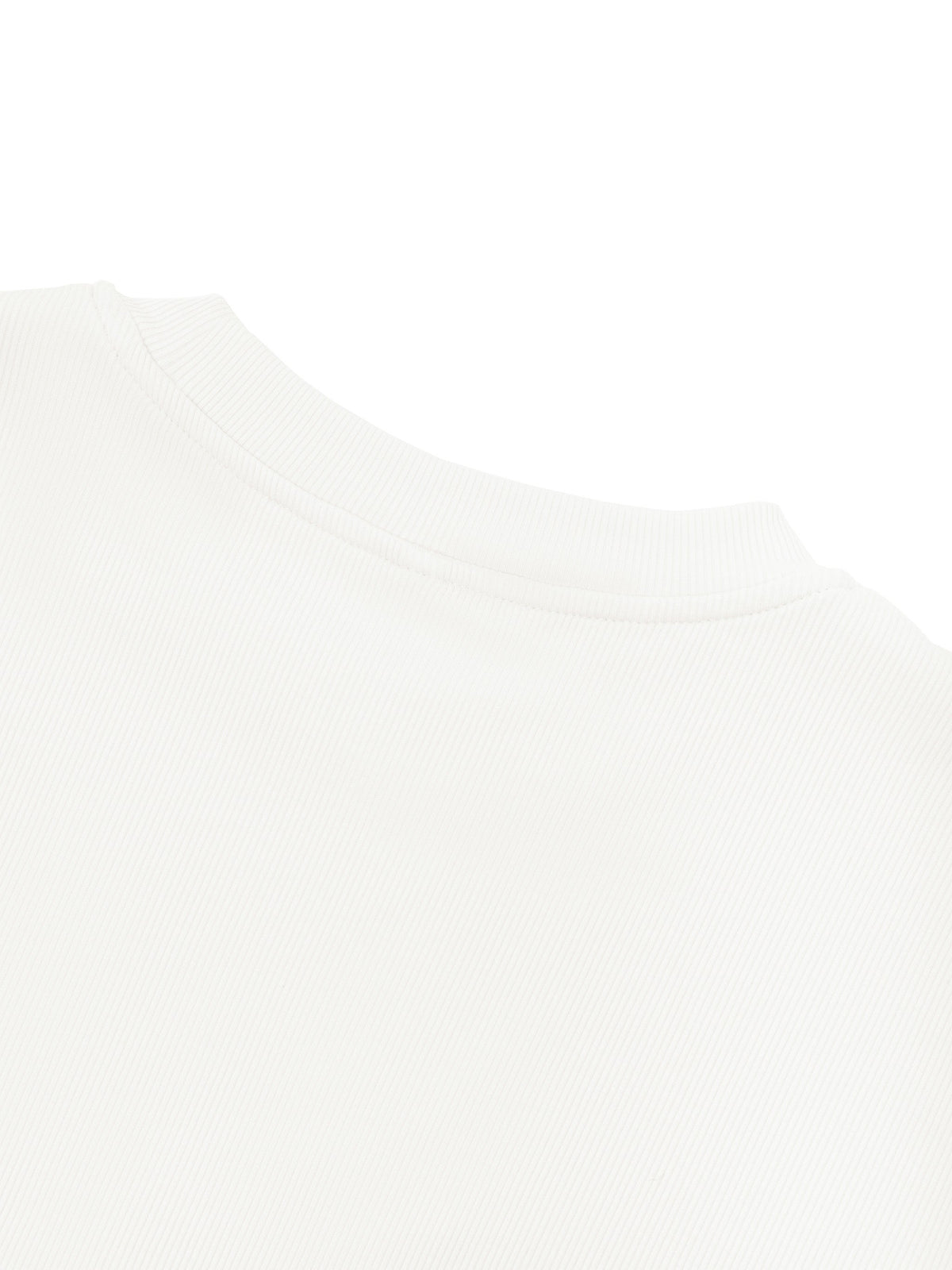 Women's Slim Ribbed Crop T-Shirt