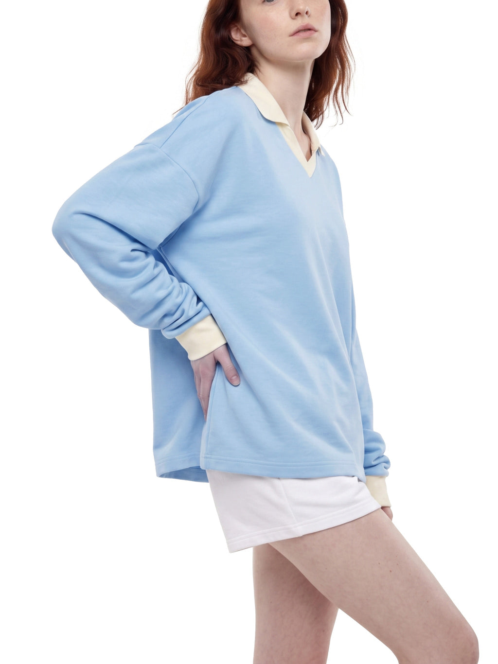 Unisex Color Block Long Sleeve Sweatshirt