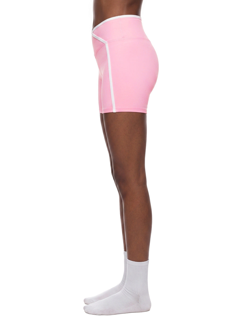 Women’s High Rise Color Block Yoga Shorts