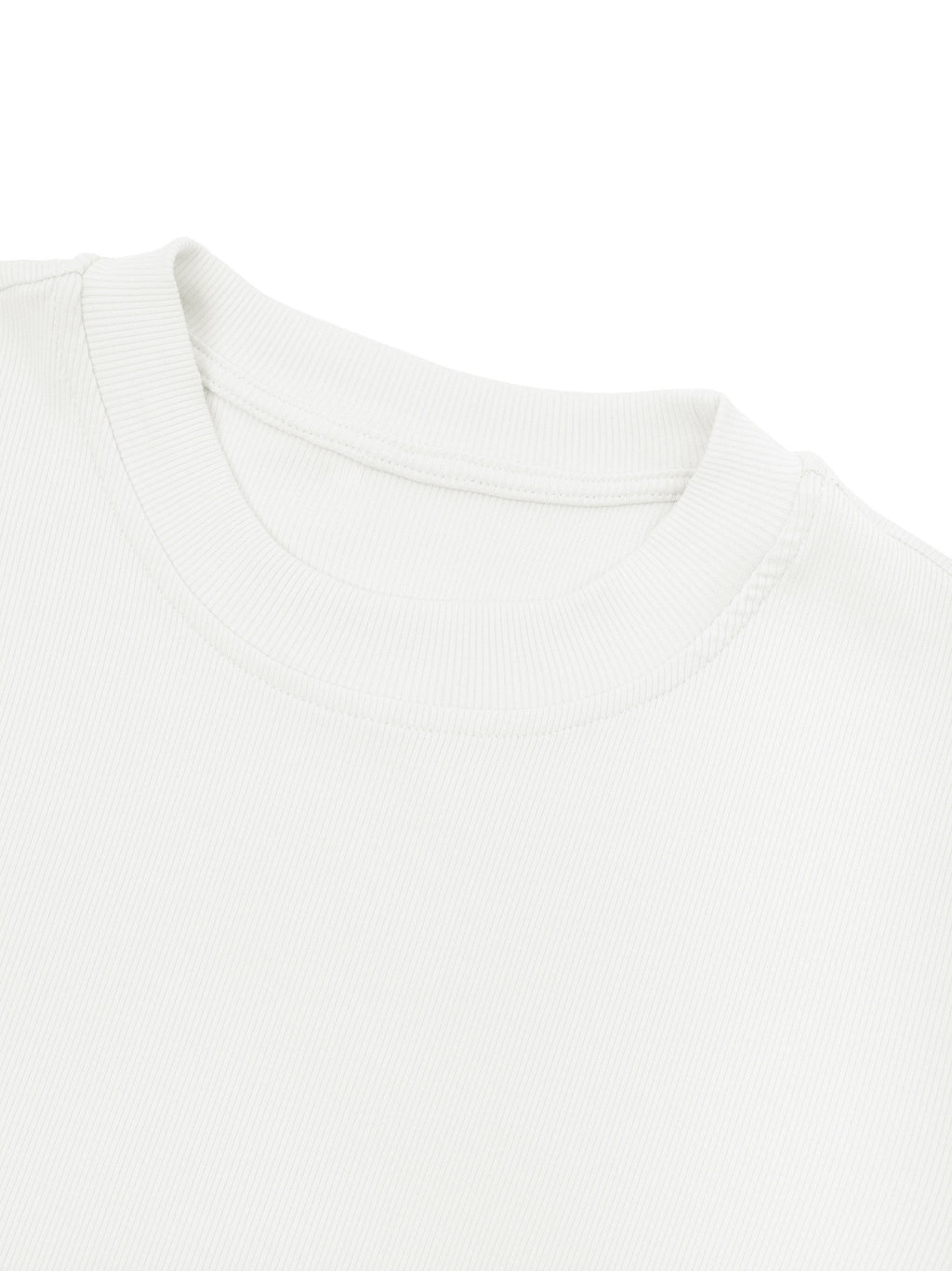 Women's Slim Ribbed Crop T-Shirt