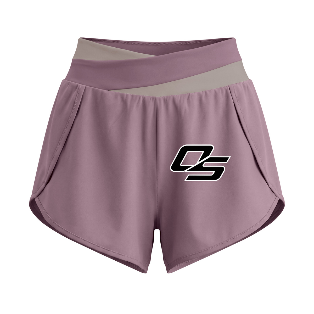 Off Script Women’s High-Rise Panelled Yoga Shorts