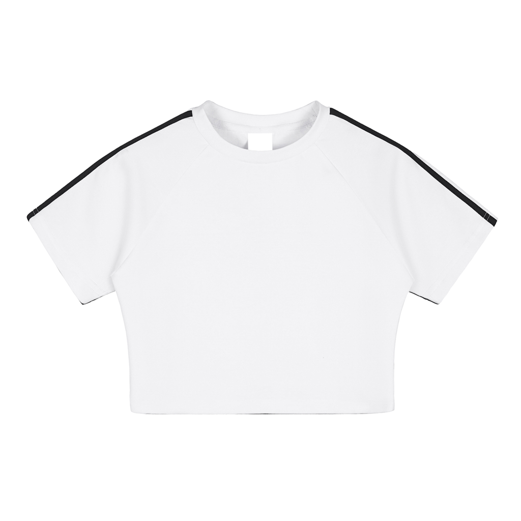 Off Script Women’s Taped Cooling Performance Crop Top