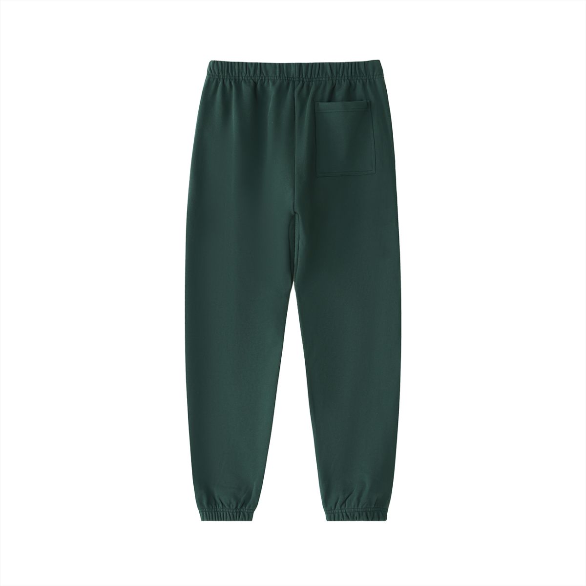 Unisex Essential Heavyweight Cotton Sweatpants – Retro Green back view