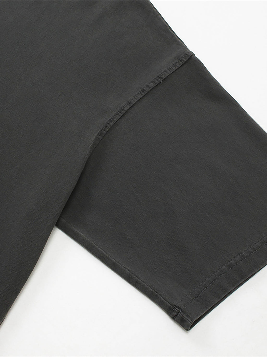 Retro Black Enzyme Washed T-Shirt sleeve detail