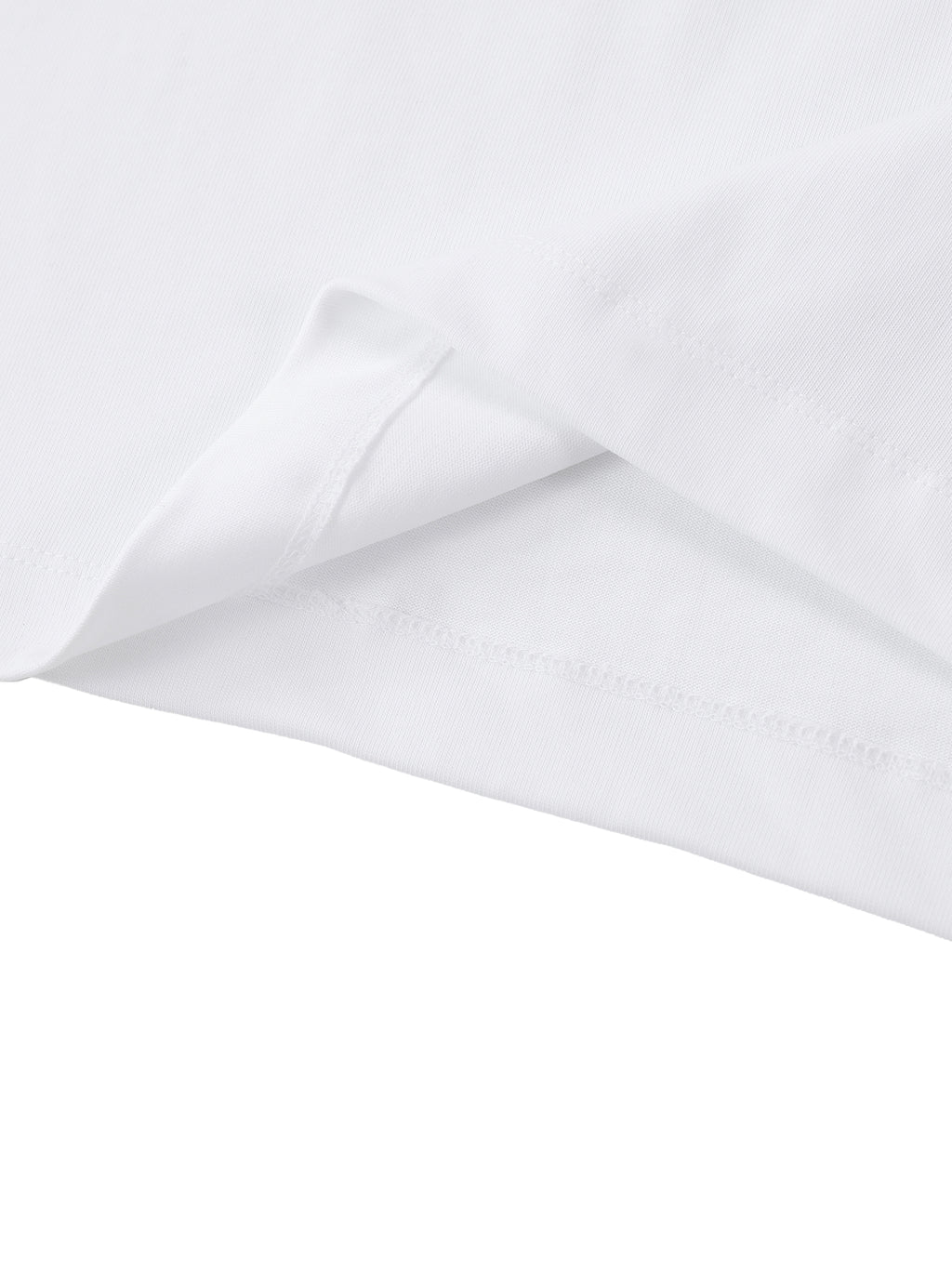 Off Script Essential Cotton Long Sleeve T-Shirt - hem detail