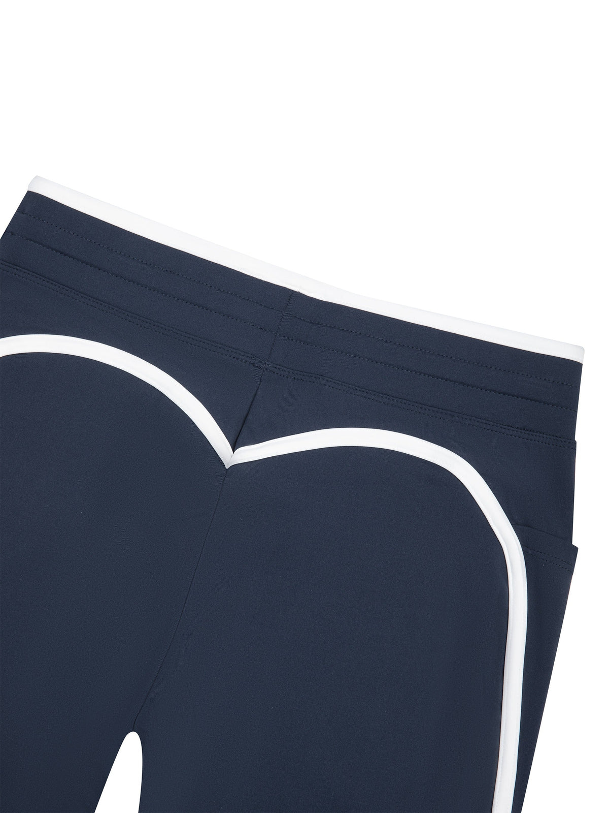 Women's High Rise Color Block Yoga Shorts