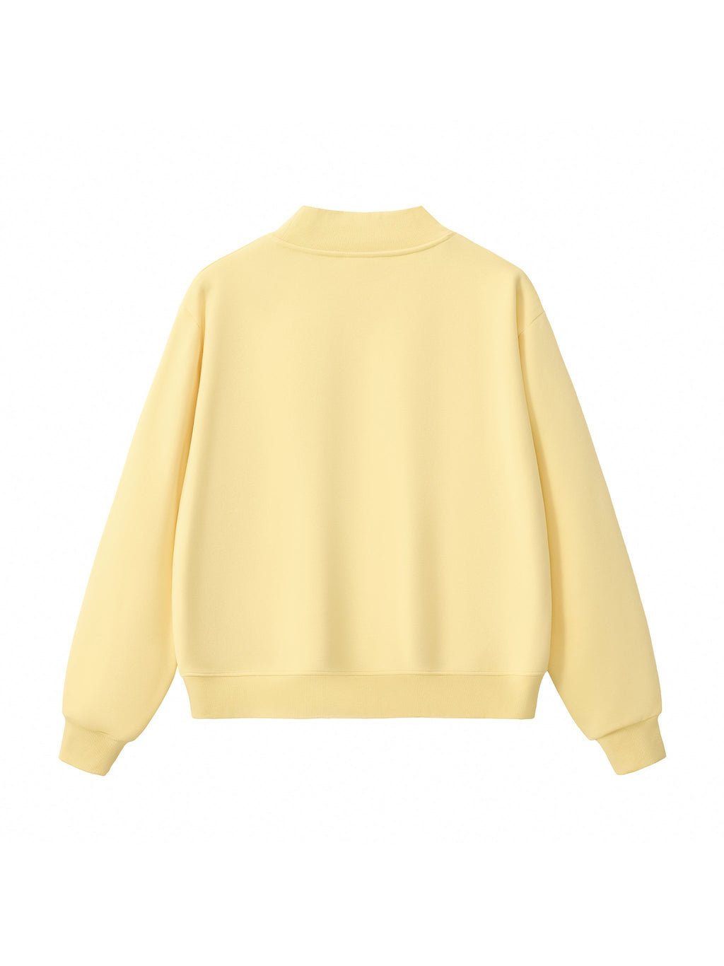 Essential Fleece Mock-Neck Crew Sweatshirt – product view 8