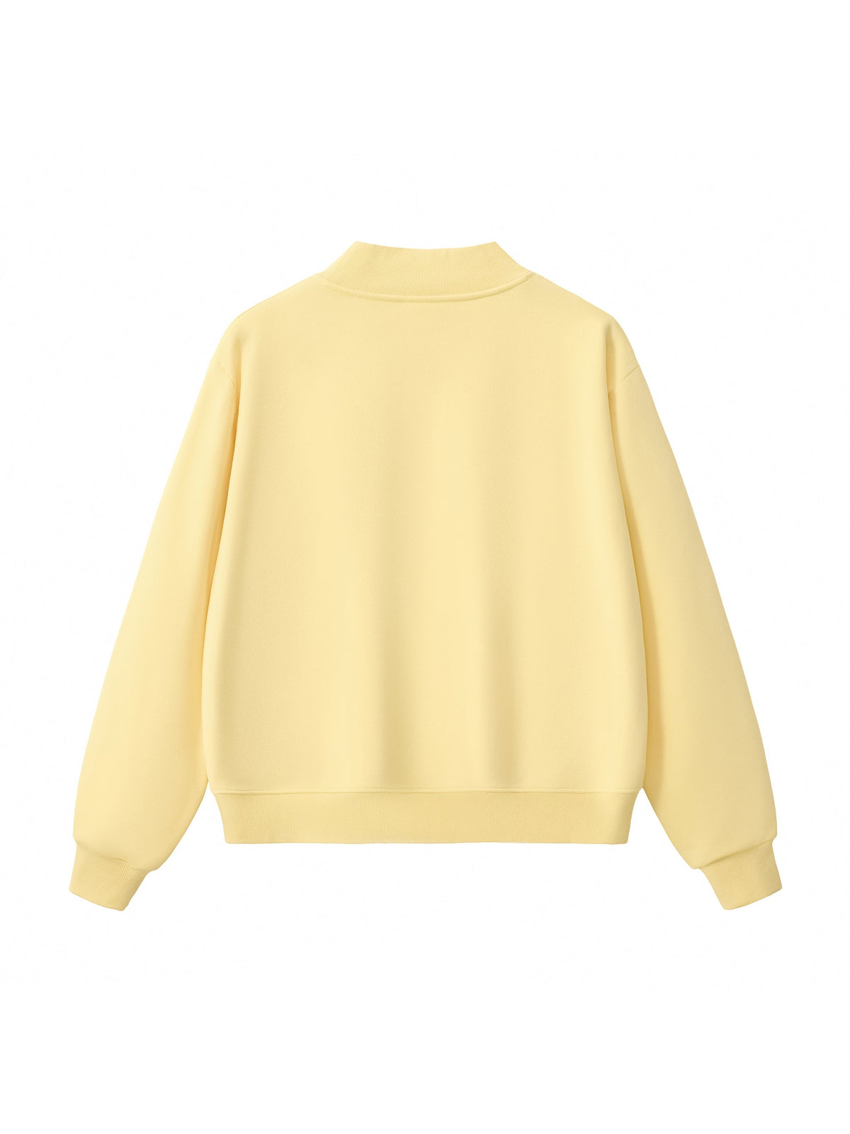 Essential Fleece Mock-Neck Crew Sweatshirt – product view 8