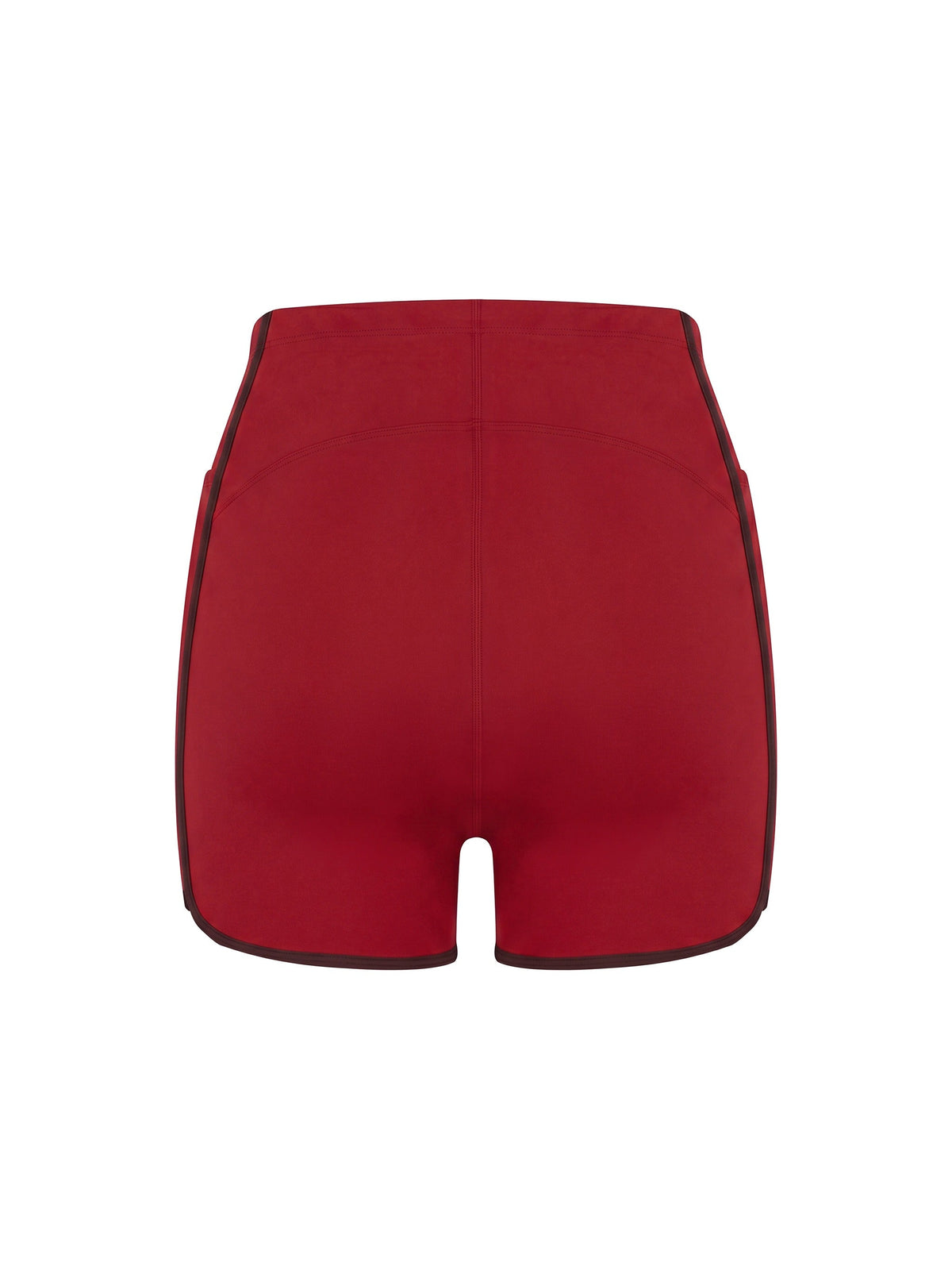 Women's High Rise Color Block Yoga Shorts