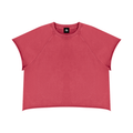 Unisex Vintage Wash Raw Edge Boxy T-Shirt