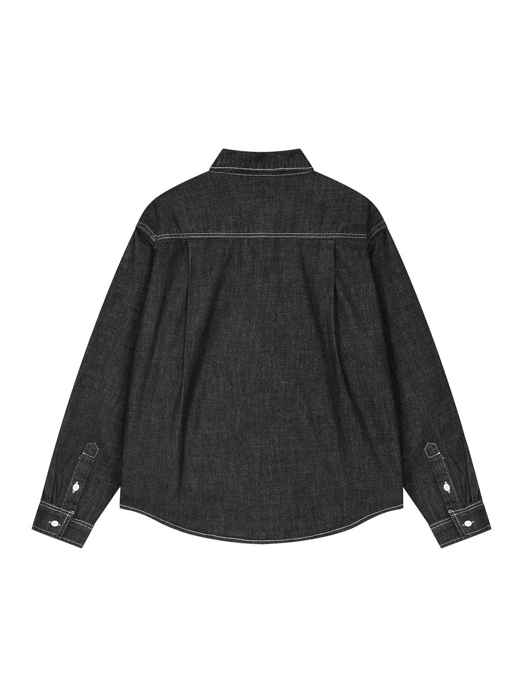 Unisex Vintage Wash Denim Shirt