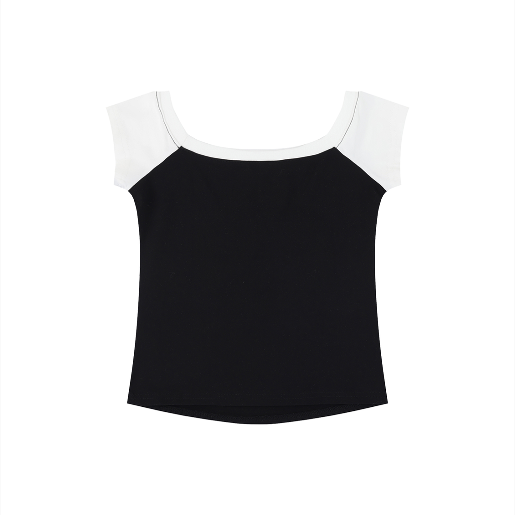 Women's Color Block Raglan Baby T-Shirt