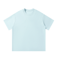 Sky Blue Unisex Oversized Cotton T-Shirt front view