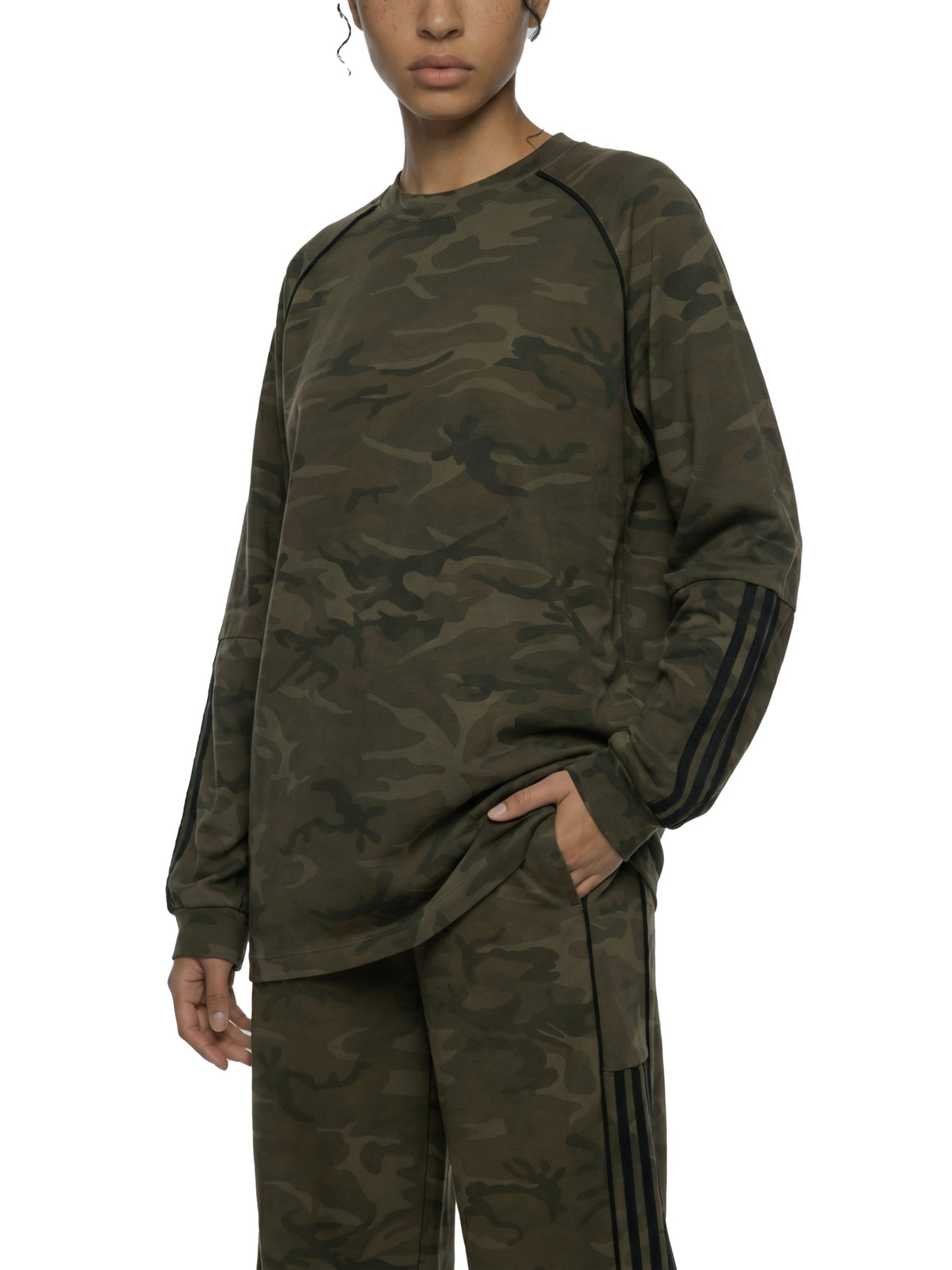Unisex Camo Loose Long Sleeve T-Shirt