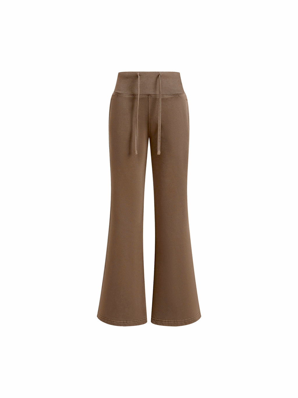 Vintage Washed Flared Fleece Pants