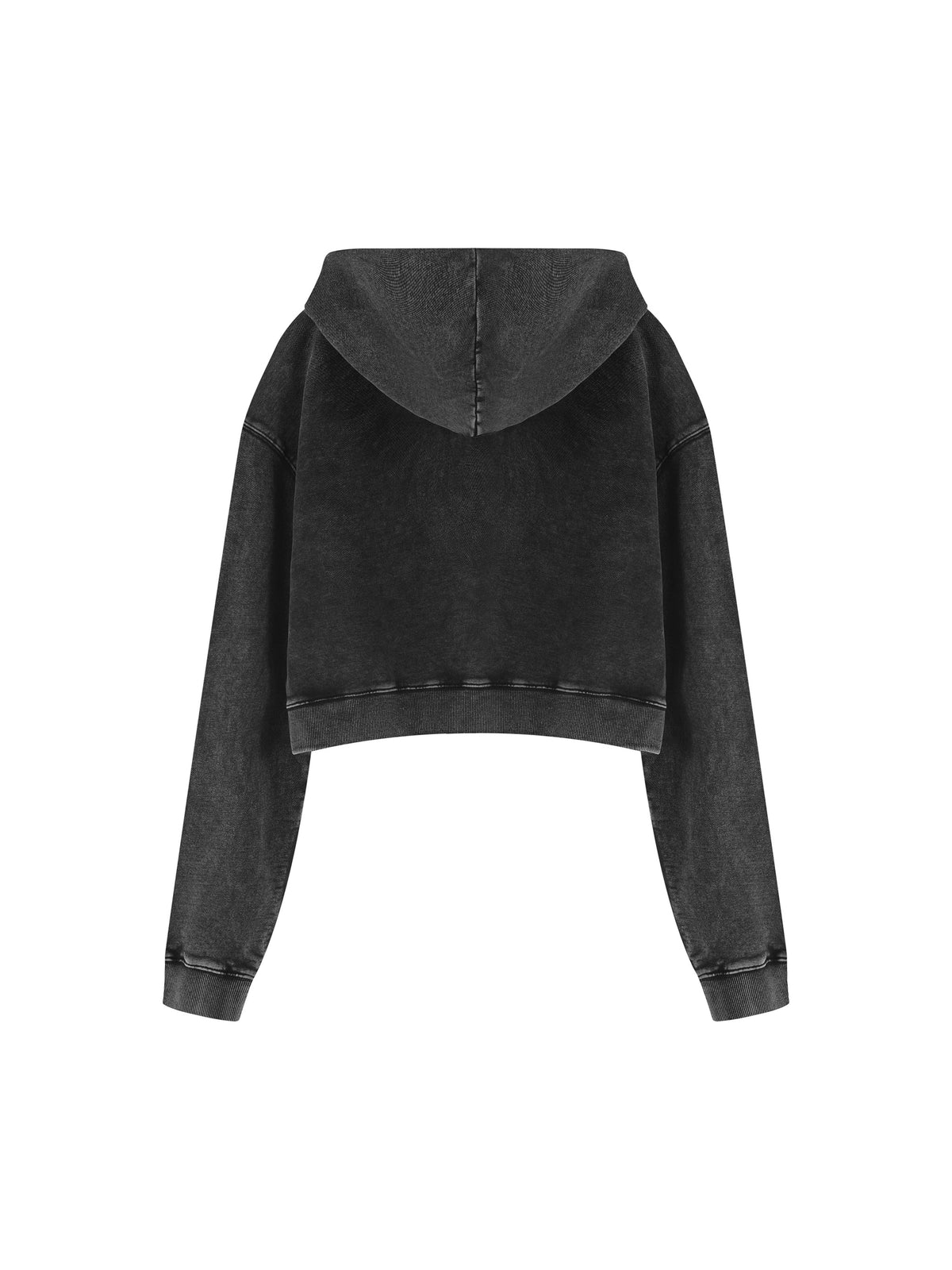 Women’s Mineral Washed Crop Hoodie