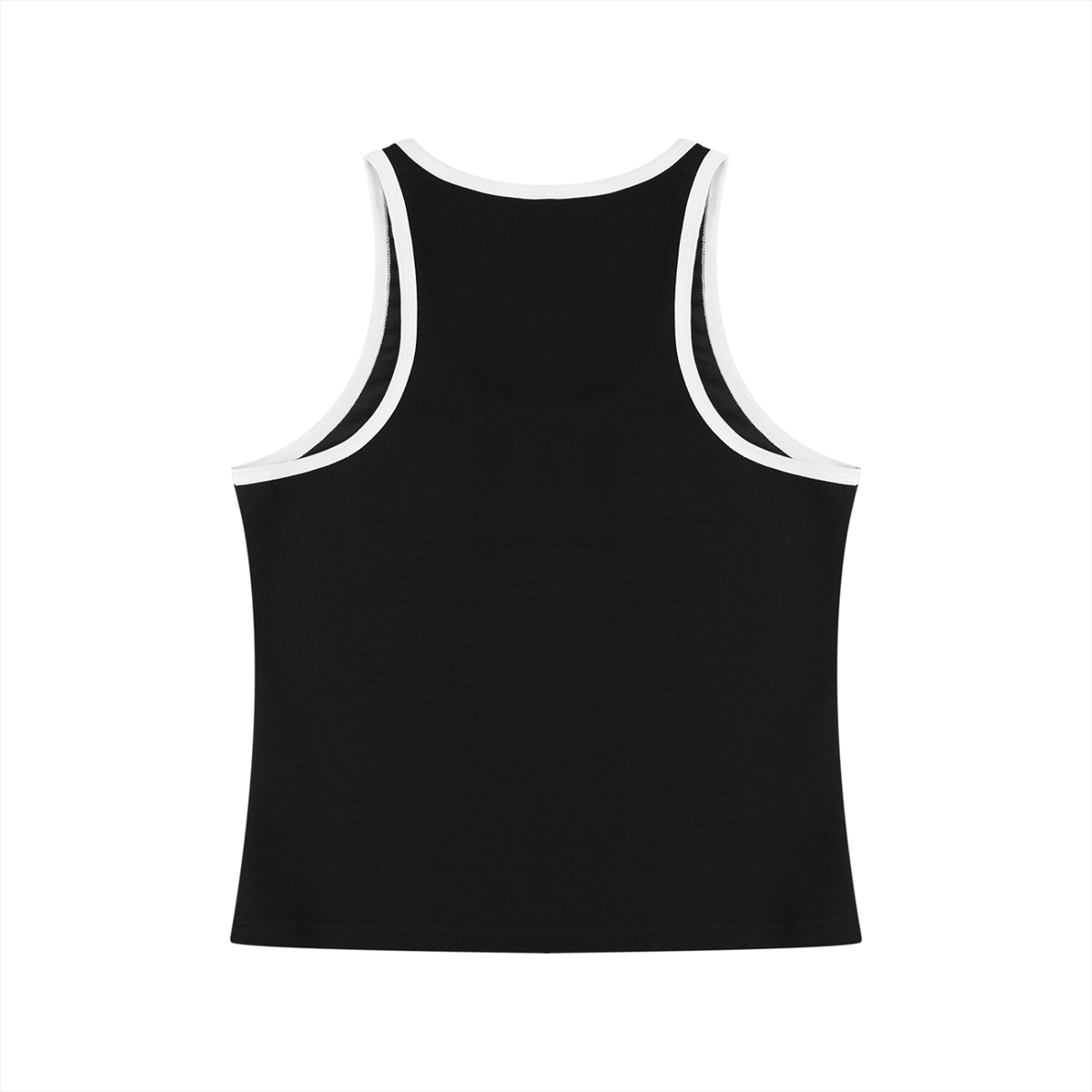 Women's Color Block Cropped Tank Top