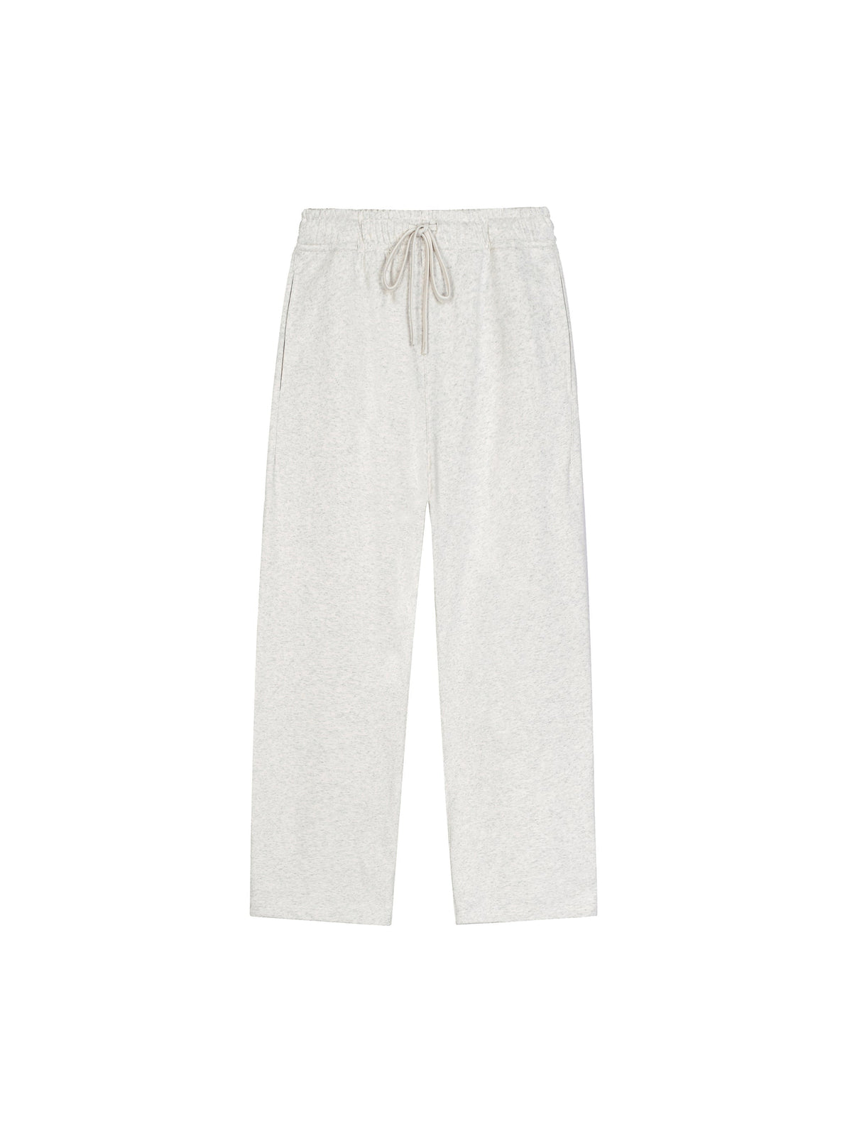 Solid Colour Straight-Leg Sweatpants