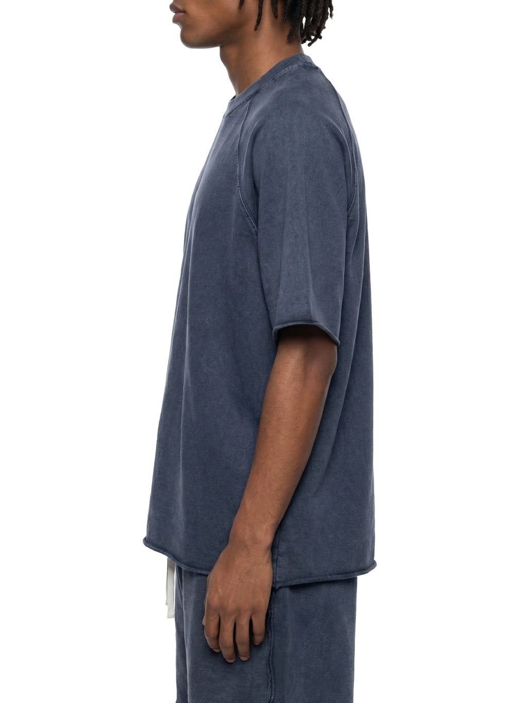 Unisex Mineral Wash Raw Edge T-Shirt