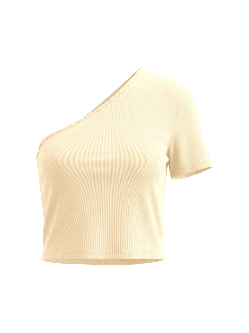 Women's One-Shoulder Crop T-Shirt