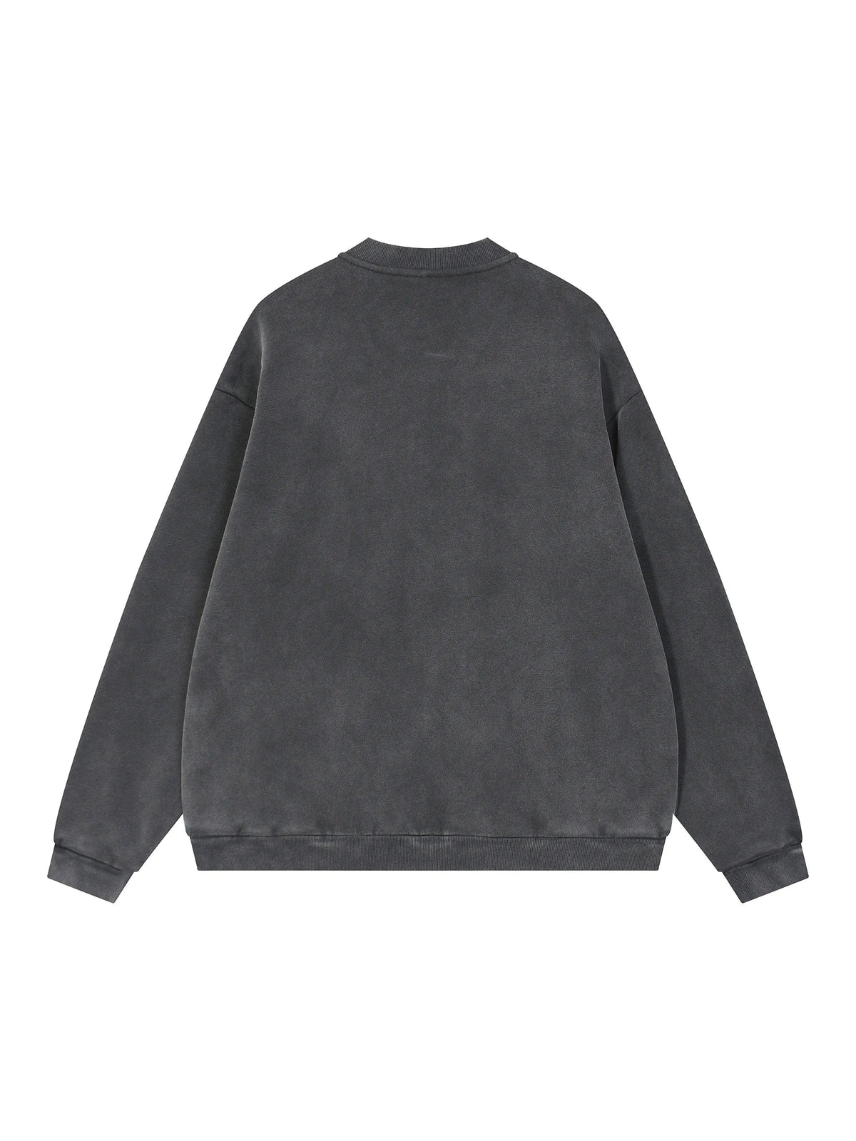 Vintage Washed Fleece Baseball Jacket