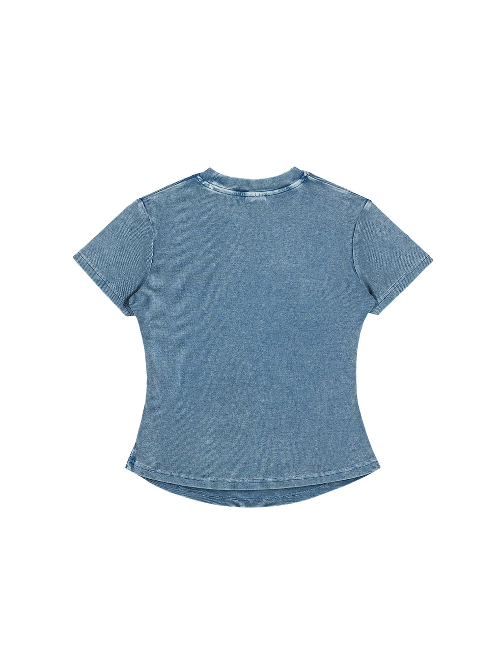 Vintage Washed Bodycon Cotton T-Shirt