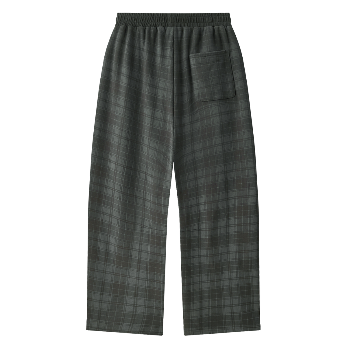 Unisex Plaid Straight-Leg Pants V2
