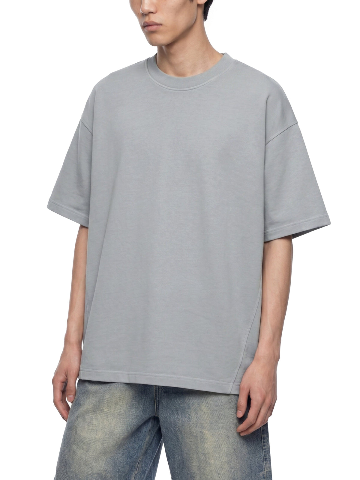 Unisex Vintage Wash Paneling T-Shirt