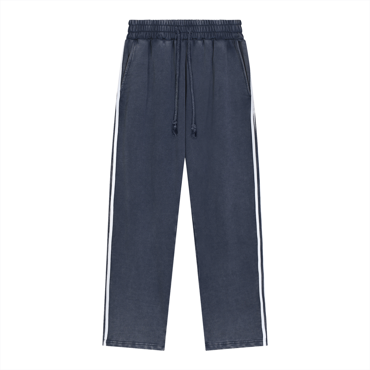 Snow Washed Contrast Tape Sweatpants