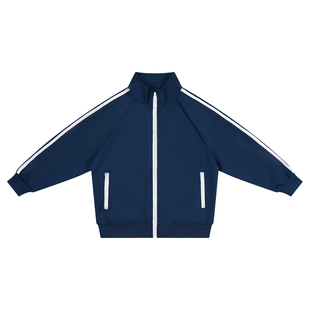Kids' Contrast-Tape Coach Jacket