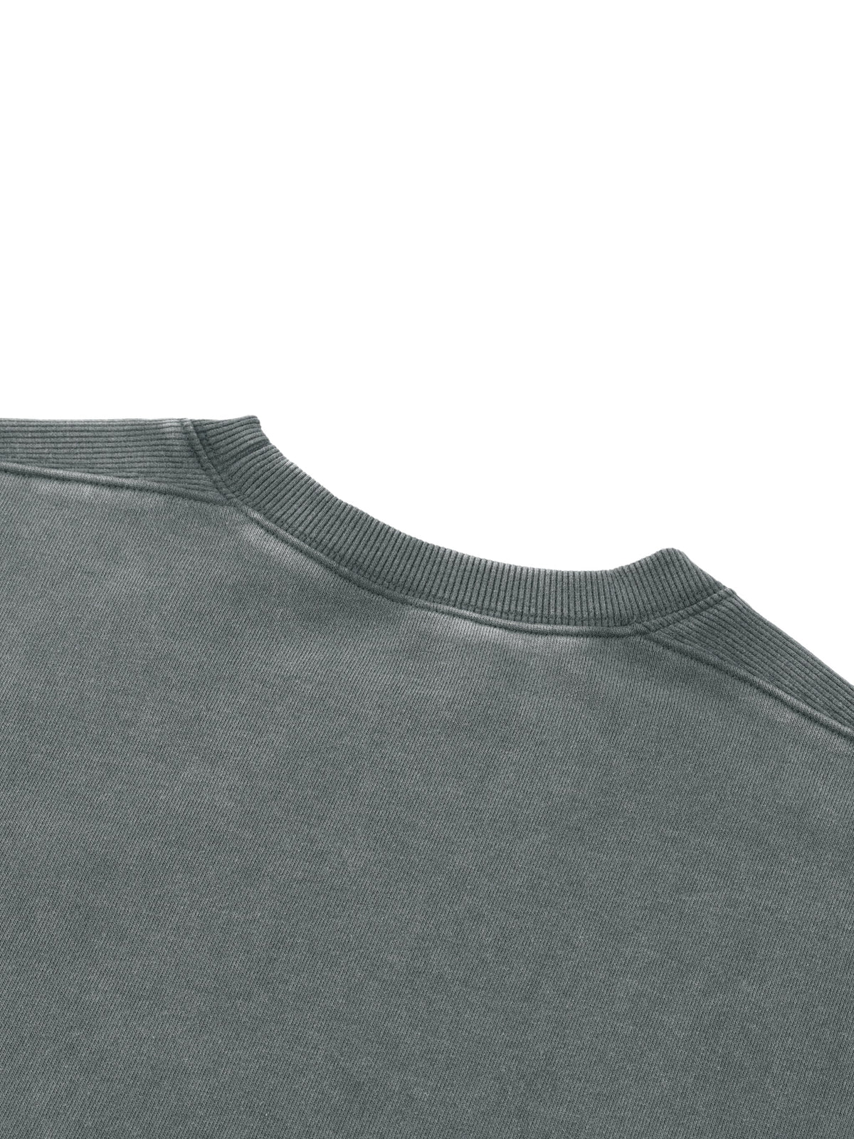 Unisex Mineral Wash Boxy Raw Edge T-Shirt