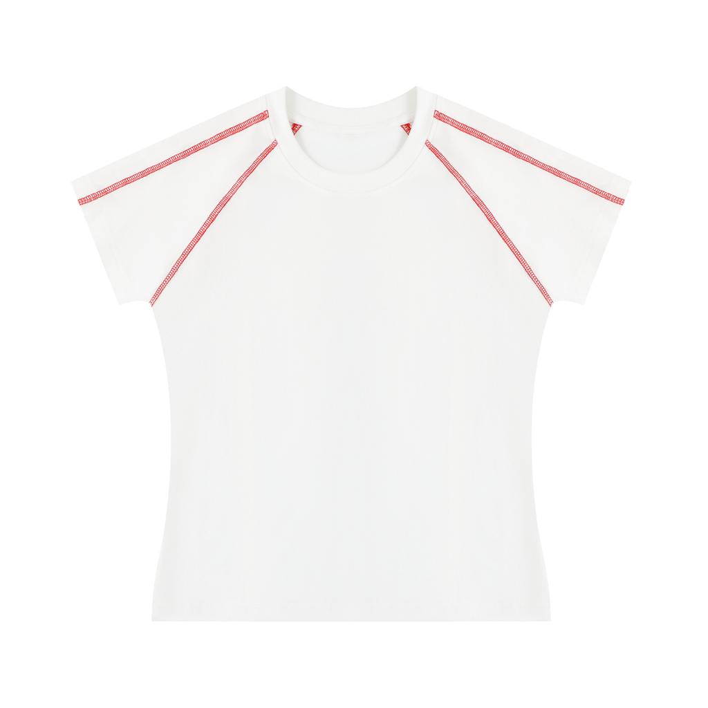 Women's Contrast Stitch Raglan T-Shirt