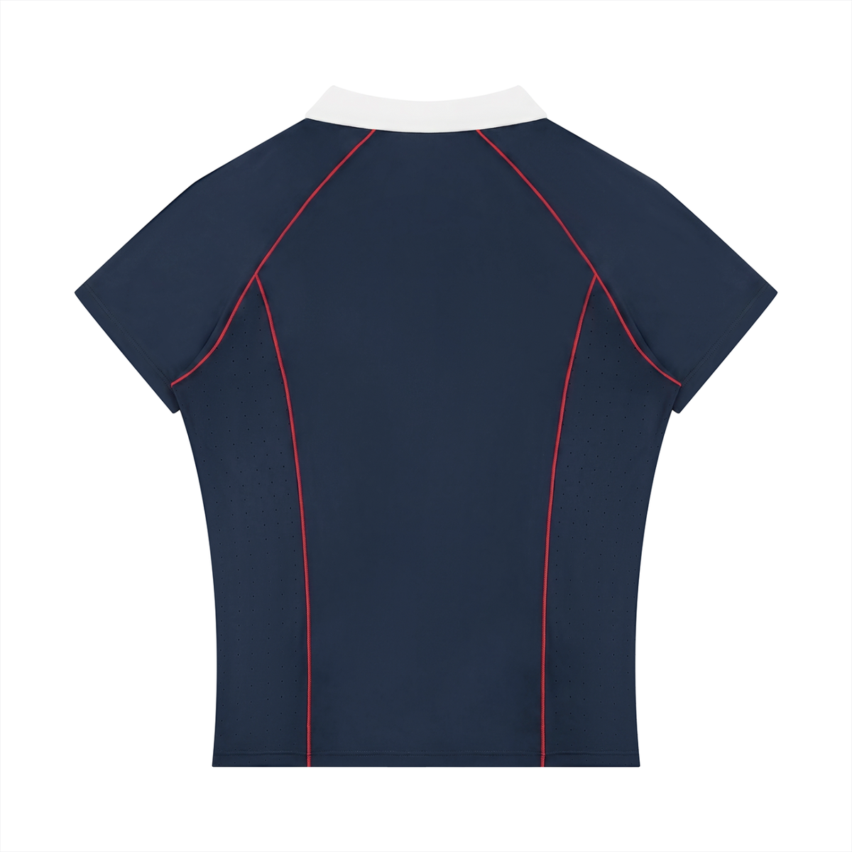 Women’s Slim Fit Quarter-Zip Polo Shirt