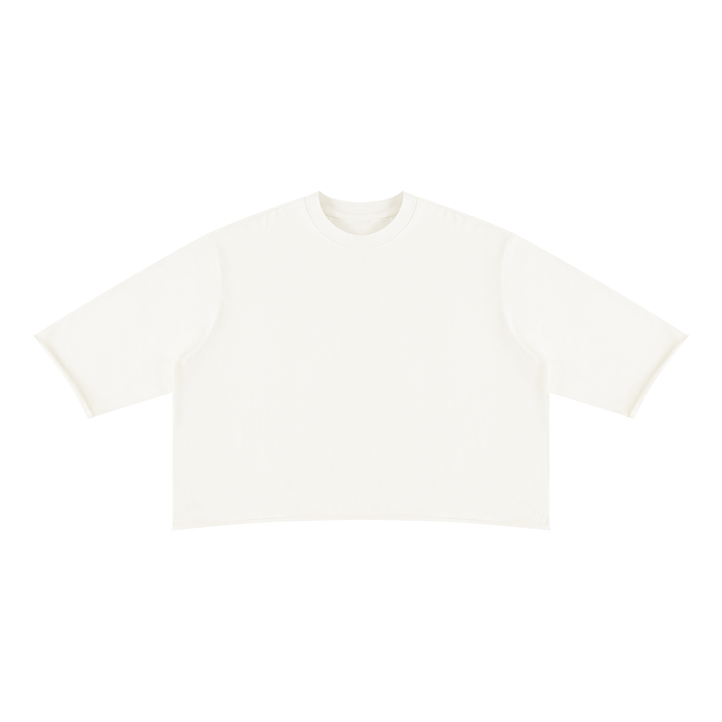 Unisex Mineral Wash Raw Hem Boxy T-Shirt