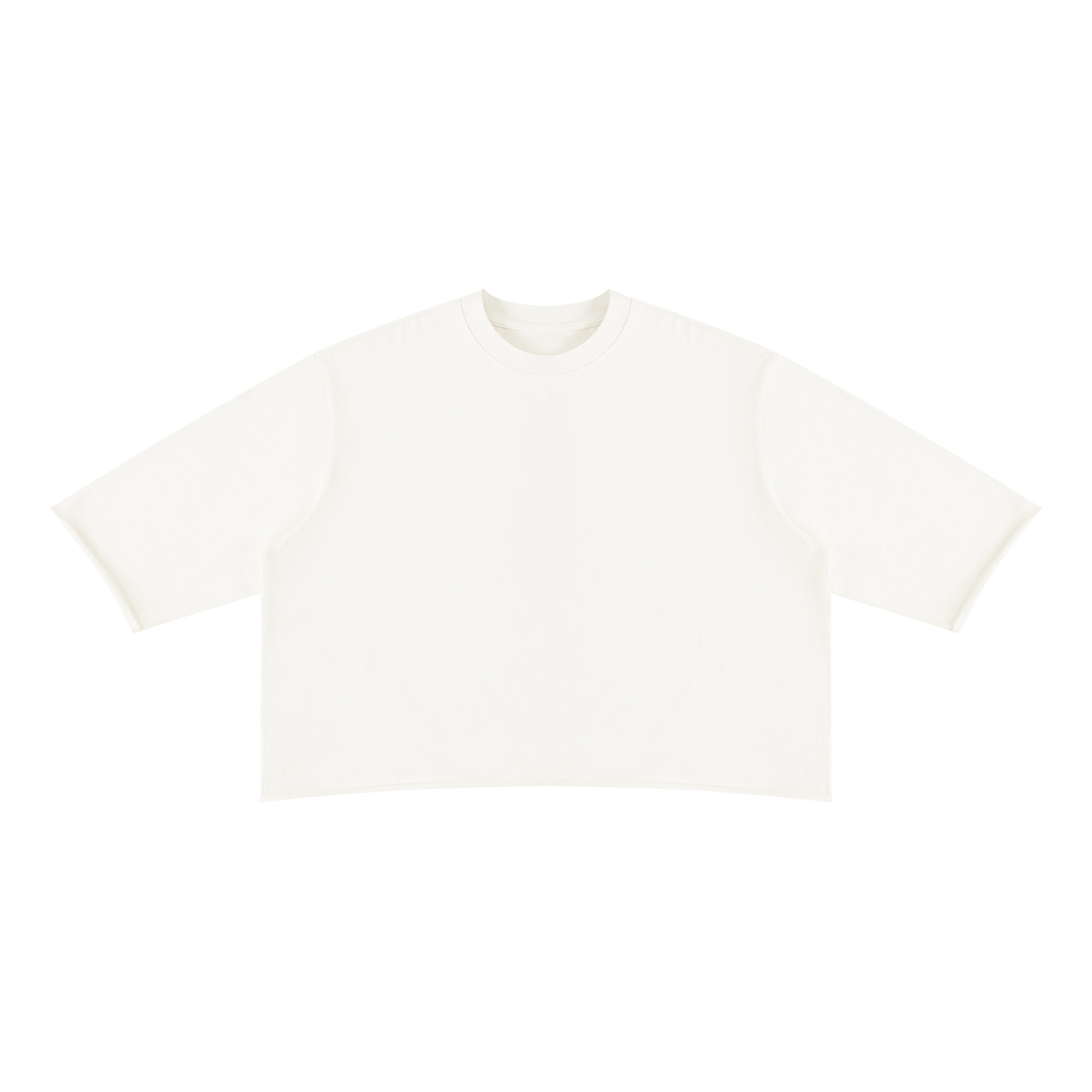 Unisex Mineral Wash Raw Hem Boxy T-Shirt