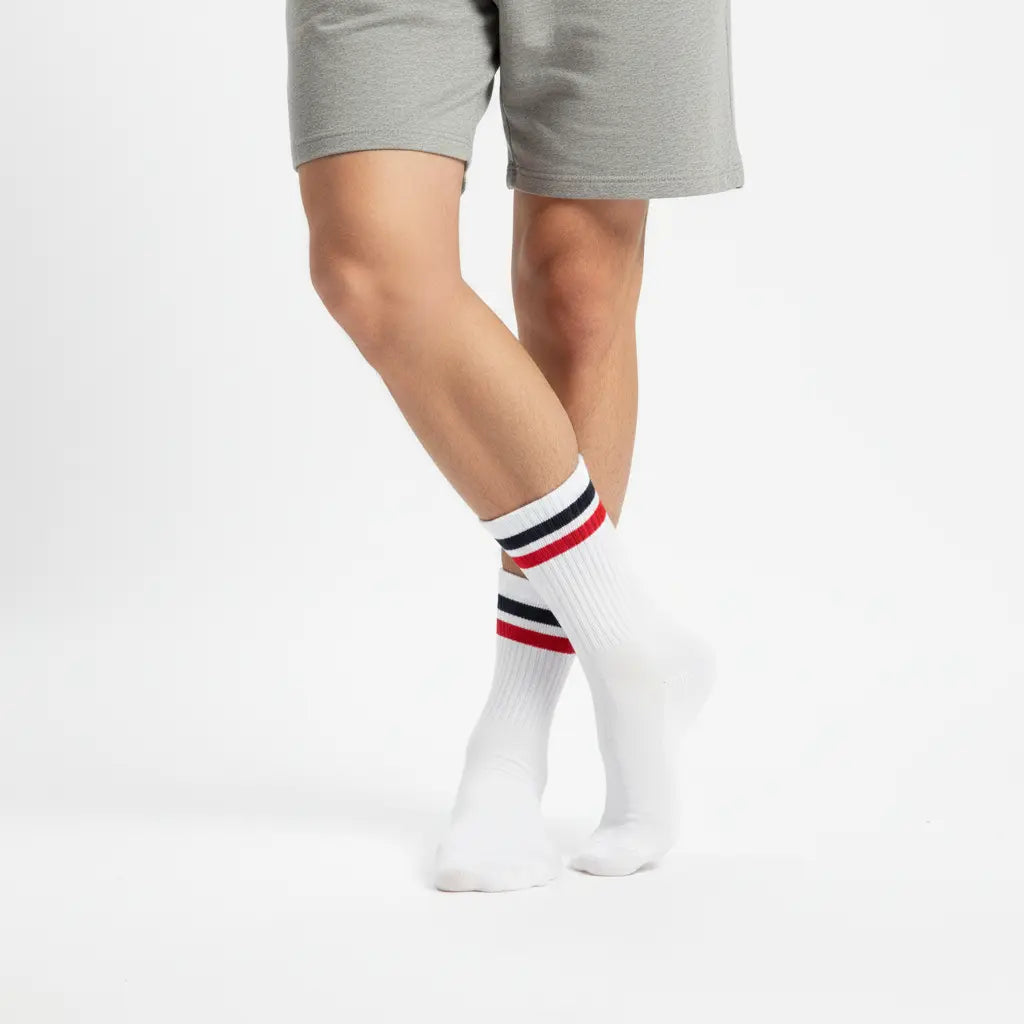 6 Pairs Thick Sports Heavy Duty Work Cotton Socks Crew King Size Socks 11-14