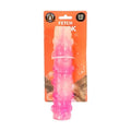 Pink glow in the dark fetch stick dog toy
