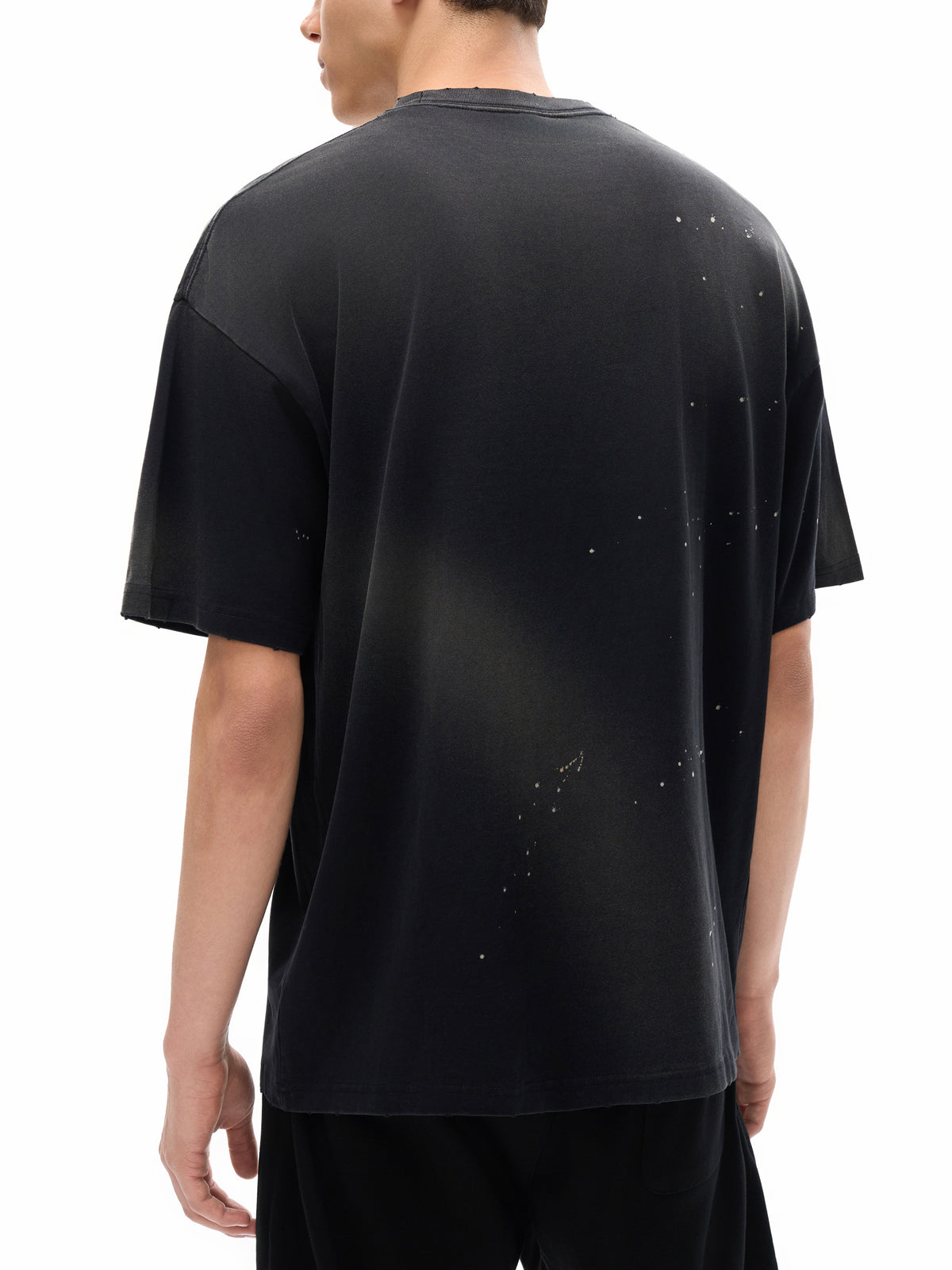 Hand-Frayed Sunfade Paint Splatter T-Shirt gallery view
