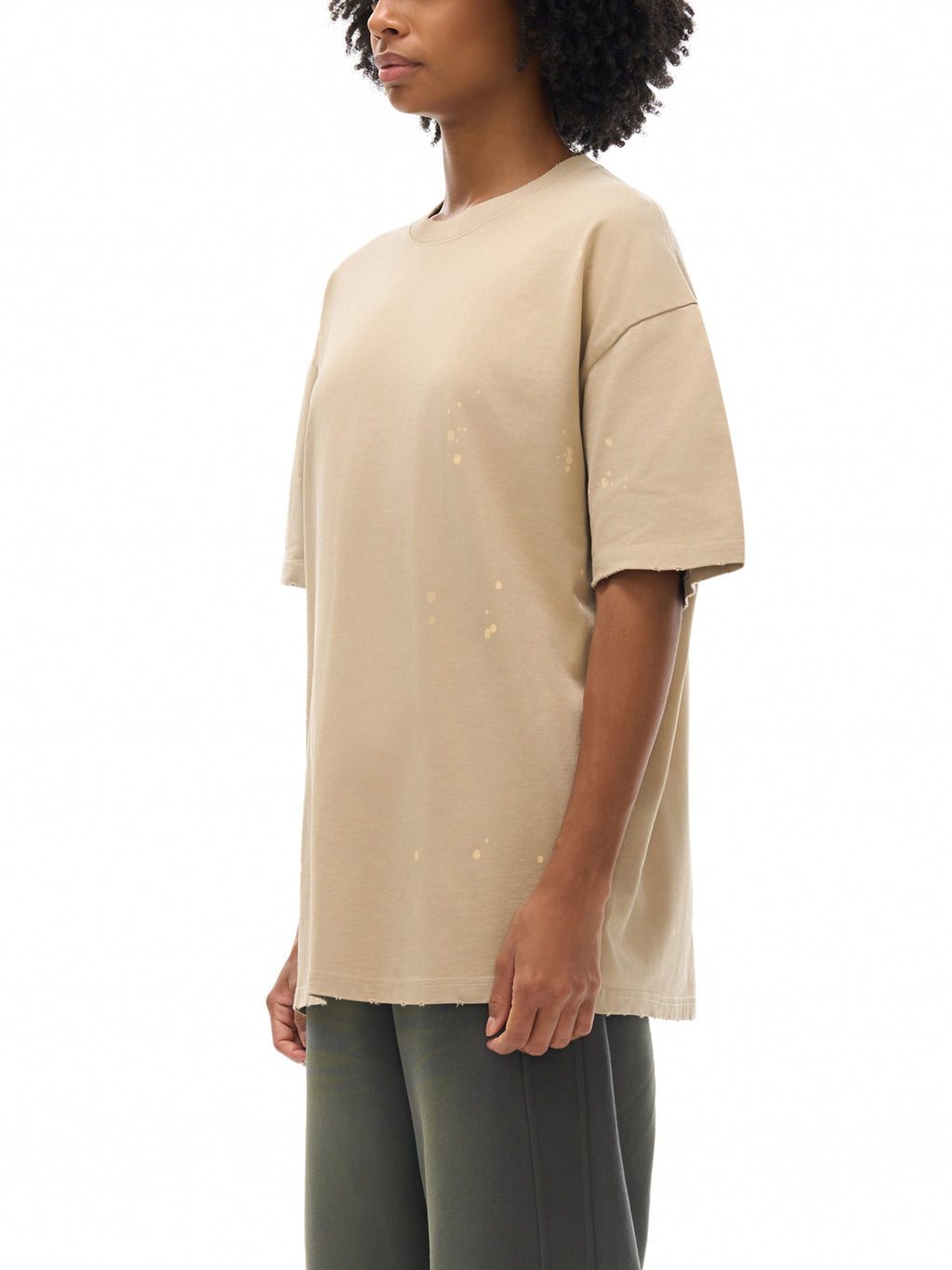 Hand-Frayed Sunfade Paint Splatter T-Shirt gallery view