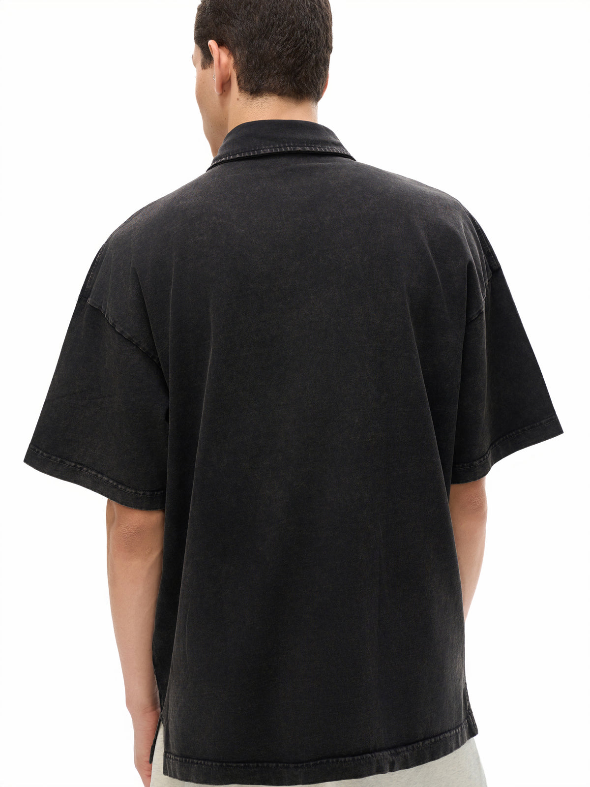 Heavyweight Snow-Washed Polo T-Shirt - image 5